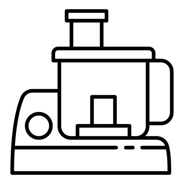 Mixer-Symbol für Haushaltsgeräte, umrissener Stil — Stockvektor