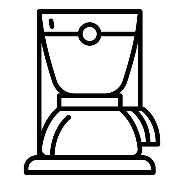 Ikona kávového vybavení, styl osnovy — Stockový vektor