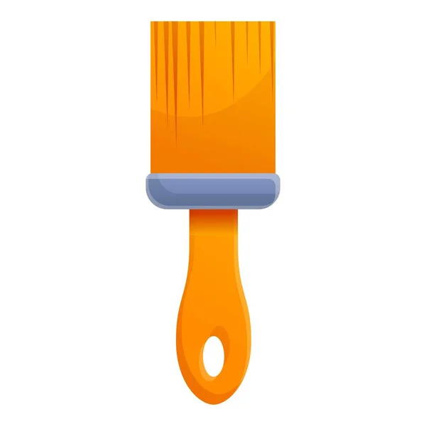 Icono de cepillo de carpintero, estilo de dibujos animados — Vector de stock