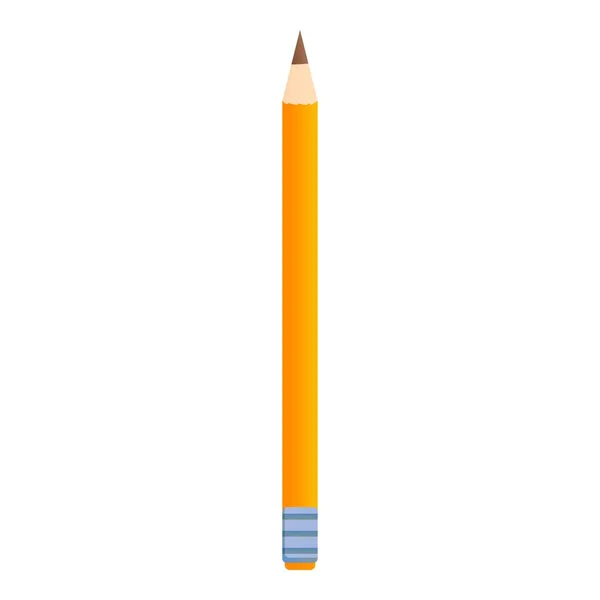 Carpenter pencil icon, cartoon style — Stock Vector