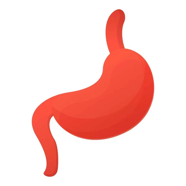Icono del tracto estomacal, estilo de dibujos animados — Vector de stock