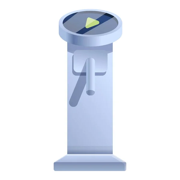 Closed turnstile icon, cartoon style — Stock Vector