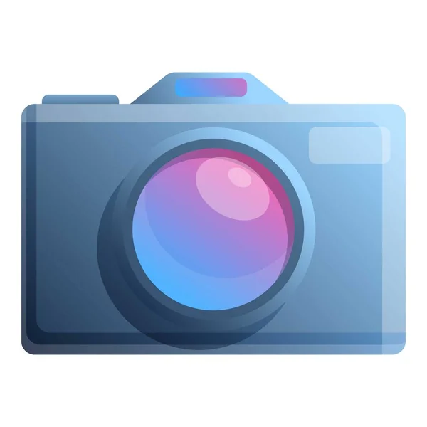 Icono de cámara digital, estilo de dibujos animados — Vector de stock