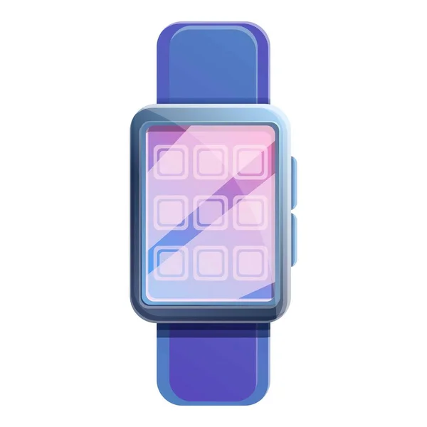 Deporte smartwatch icono, estilo de dibujos animados — Vector de stock