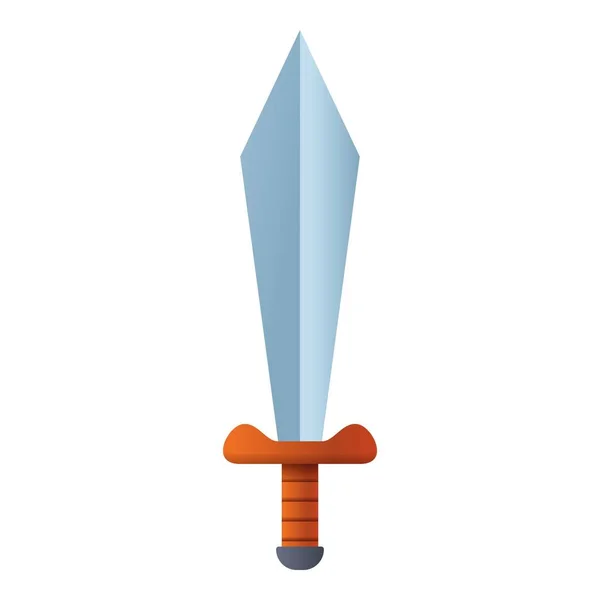 Blacksmith sword icon, cartoon style — Stock Vector