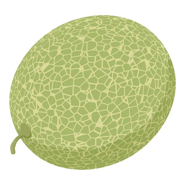 Icono de melón de jardín entero, estilo isométrico — Vector de stock