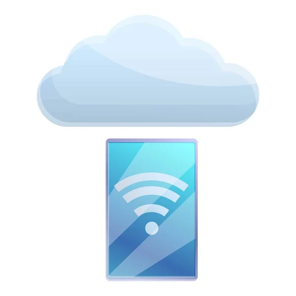 Wifi Fernzugriff Symbol, Cartoon-Stil — Stockvektor