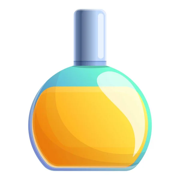 Dressing room perfume bottle icon, cartoon style — Stock Vector