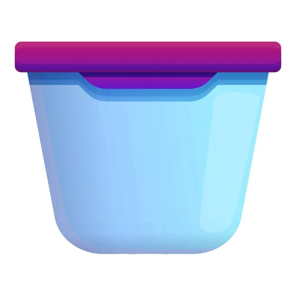 Plasticware-Ikone, Cartoon-Stil — Stockvektor