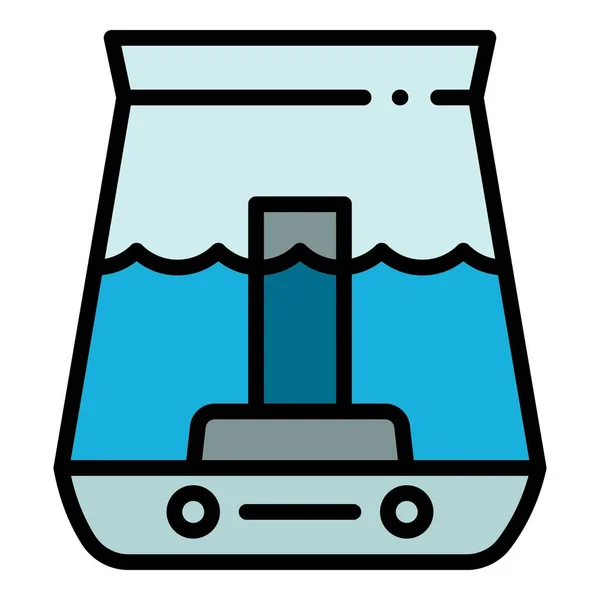 Icono del humidificador de agua, estilo de esquema — Vector de stock