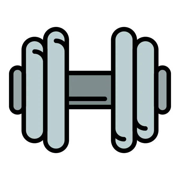 Gewicht halter pictogram, omtrek stijl — Stockvector
