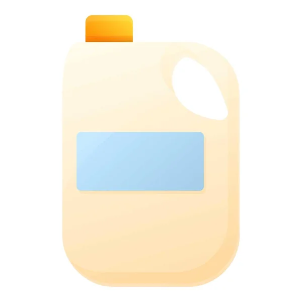 Fattoria icona lattina di latte, stile cartone animato — Vettoriale Stock