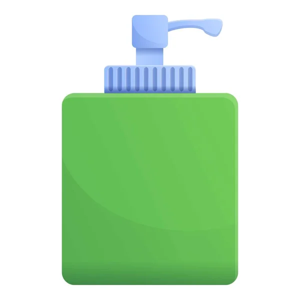 Ikona dezynfekcji mydła dozownika, w stylu kreskówki — Wektor stockowy