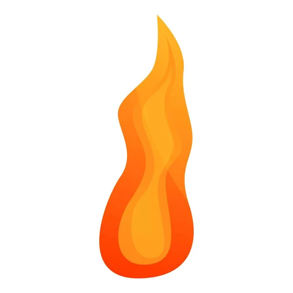 Ícone de chama de fogo de velocidade, estilo dos desenhos animados — Vetor de Stock