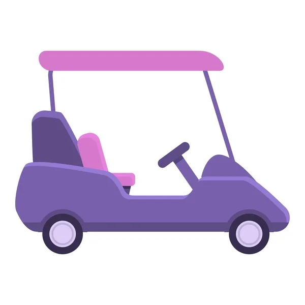 Club icono de carrito de golf, estilo de dibujos animados — Vector de stock