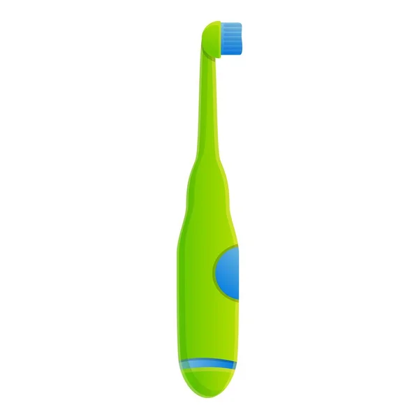 Salute icona spazzolino elettrico, stile cartone animato — Vettoriale Stock