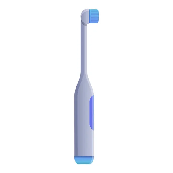 Cuidados ícone escova de dentes elétrica, estilo dos desenhos animados —  Vetores de Stock