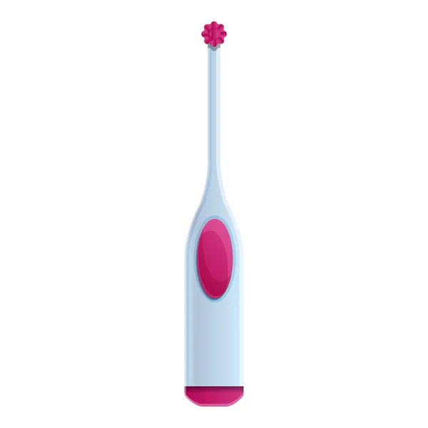 Bateria ícone escova de dentes elétrica, estilo cartoon —  Vetores de Stock