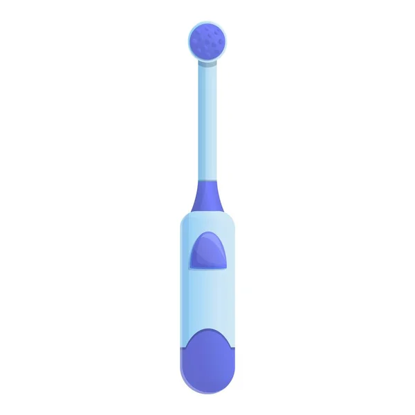 Brosse à dents électrique médicale icône, style dessin animé — Image vectorielle