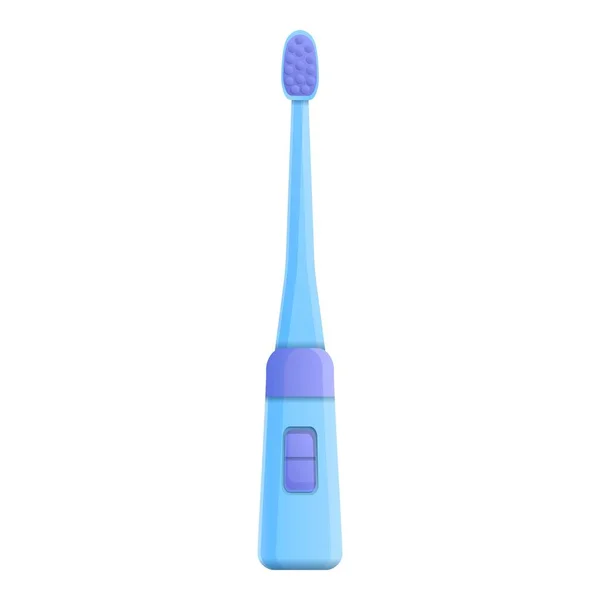 Icône brosse à dents électrique de protection, style dessin animé — Image vectorielle
