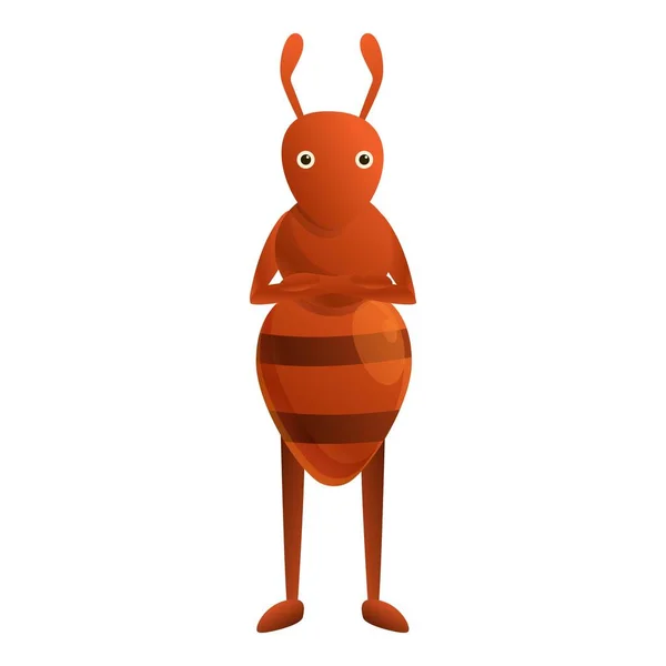 Ant icon, cartoon style — Stock Vector