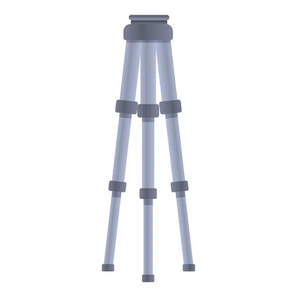 Ikon tripod kompak, gaya kartun - Stok Vektor