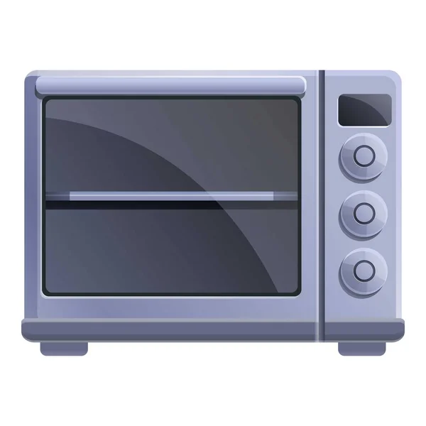 Temperatura icona del forno a convezione, stile cartone animato — Vettoriale Stock