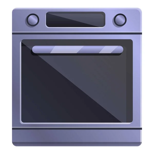 Gas convection oven icon, cartoon style — Stock Vector