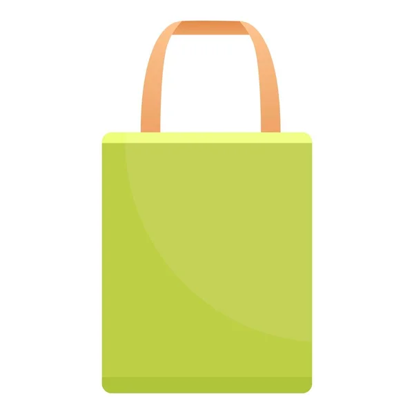Care eco bag icon, cartoon style — Stock Vector