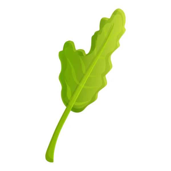 Diet arugula icon, cartoon style — Stock Vector