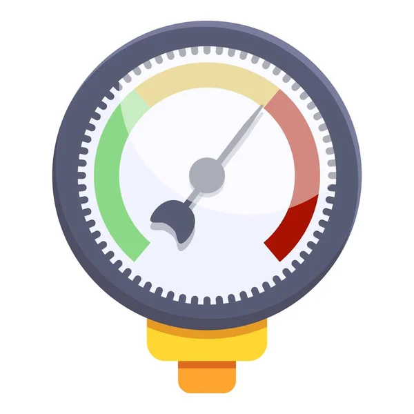 Meter manometer icoon, cartoon stijl — Stockvector