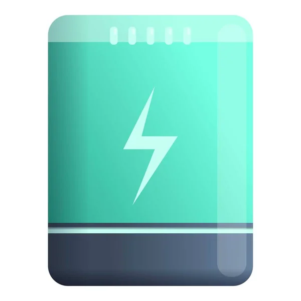 Energi makt bank ikon, tecknad stil — Stock vektor