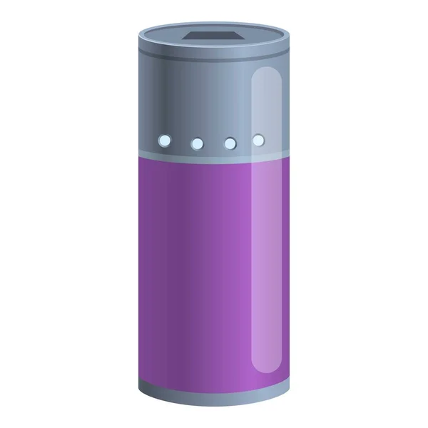 Bateria ícone banco de energia, estilo dos desenhos animados — Vetor de Stock