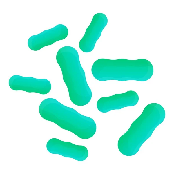 Probiotikumok acidophilus ikon, rajzfilm stílus — Stock Vector