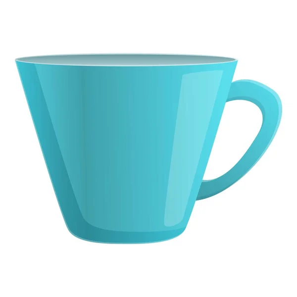 Icono de taza de cocina, estilo de dibujos animados — Vector de stock