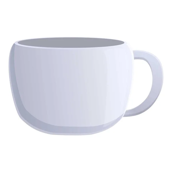 Bebida taza icono de la taza, estilo de dibujos animados — Vector de stock