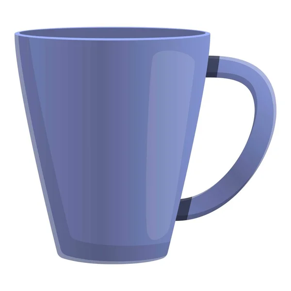 Icono de taza de porcelana, estilo de dibujos animados — Vector de stock
