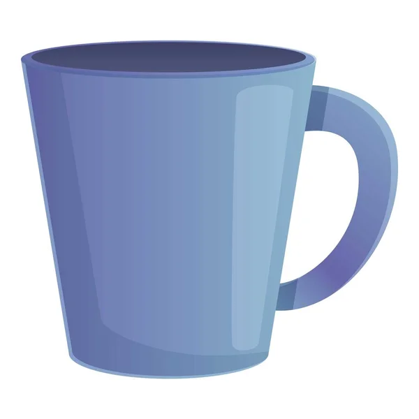 Icono de taza de regalo, estilo de dibujos animados — Vector de stock