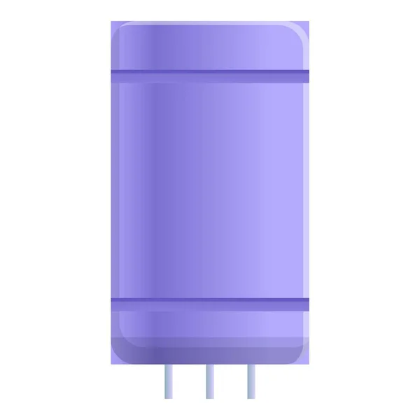 Condensatore di potenza icona, stile cartone animato — Vettoriale Stock