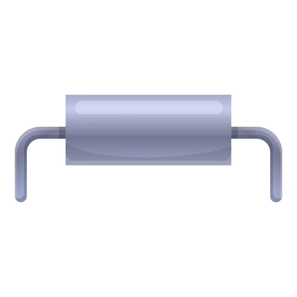 Ikona průmyslového kondenzátoru, kreslený styl — Stockový vektor