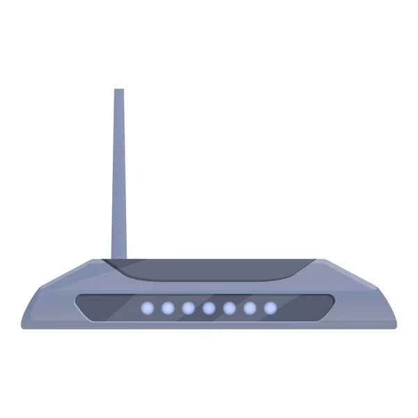 Wifi router modem icoon, cartoon stijl — Stockvector