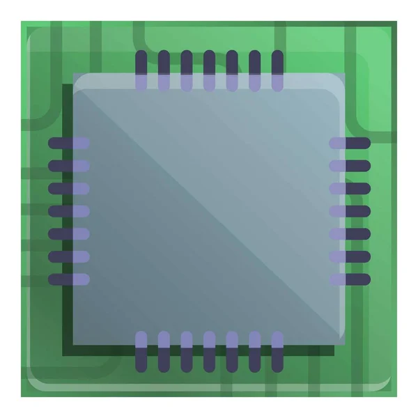 Ai processor icoon, cartoon stijl — Stockvector