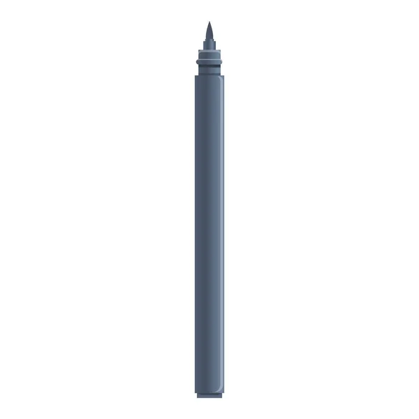 Черный карандаш, стиль мультфильма — стоковый вектор