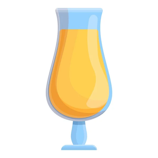 Summer party fresh cocktail icon, cartoon style — Stock Vector