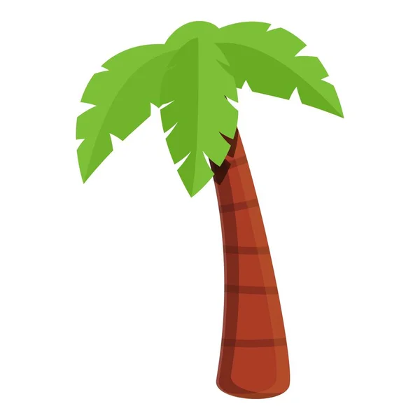 Summer party palm tree icon, cartoon style — Stock Vector