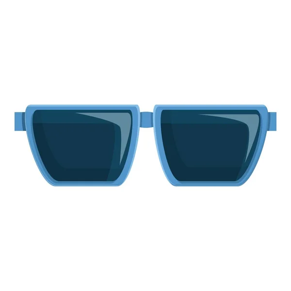 Icono de gafas de sol de fiesta de verano, estilo dibujos animados — Vector de stock