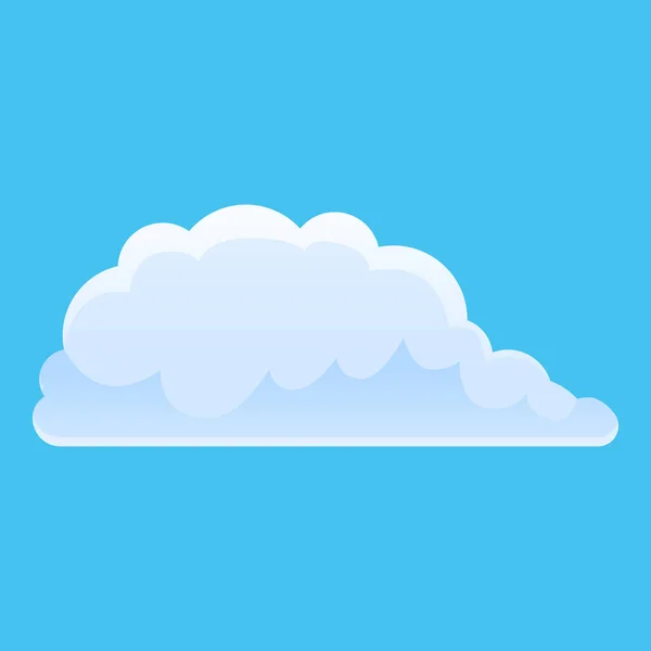 Element Cloud Ikone, Cartoon-Stil — Stockvektor