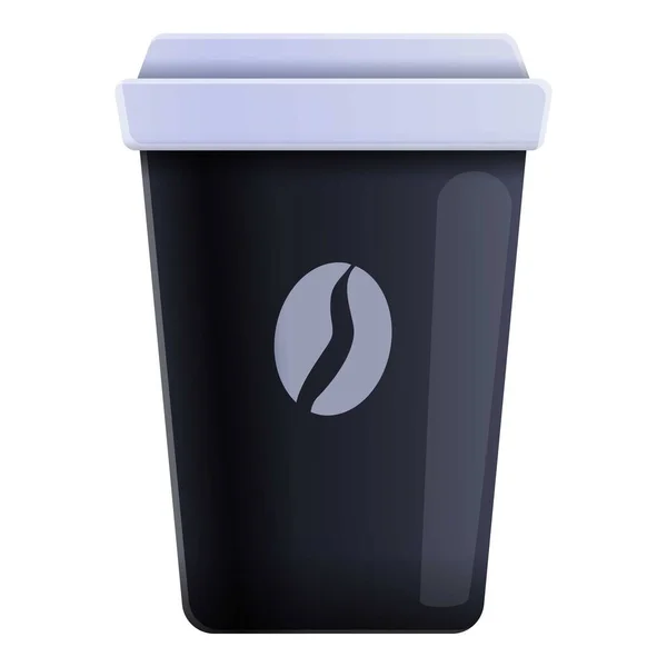 Mocha icona tazza di caffè, stile cartone animato — Vettoriale Stock