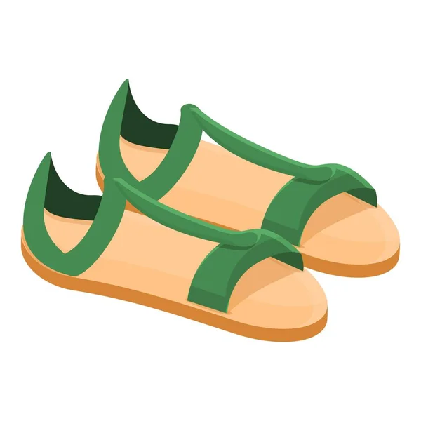 Paar sandalen icoon, cartoon stijl — Stockvector