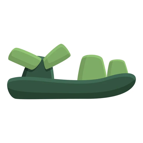 Schoenen sandalen icoon, cartoon stijl — Stockvector